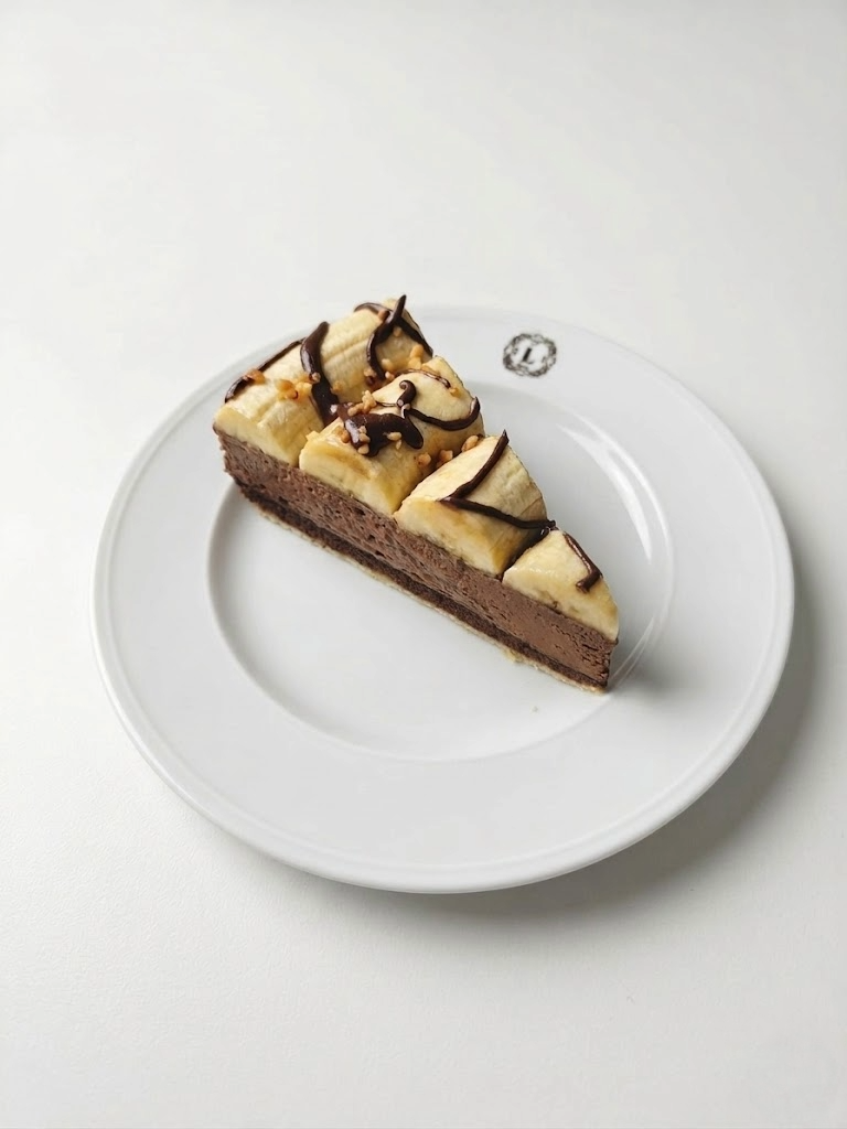 Banana Split Torte Stück