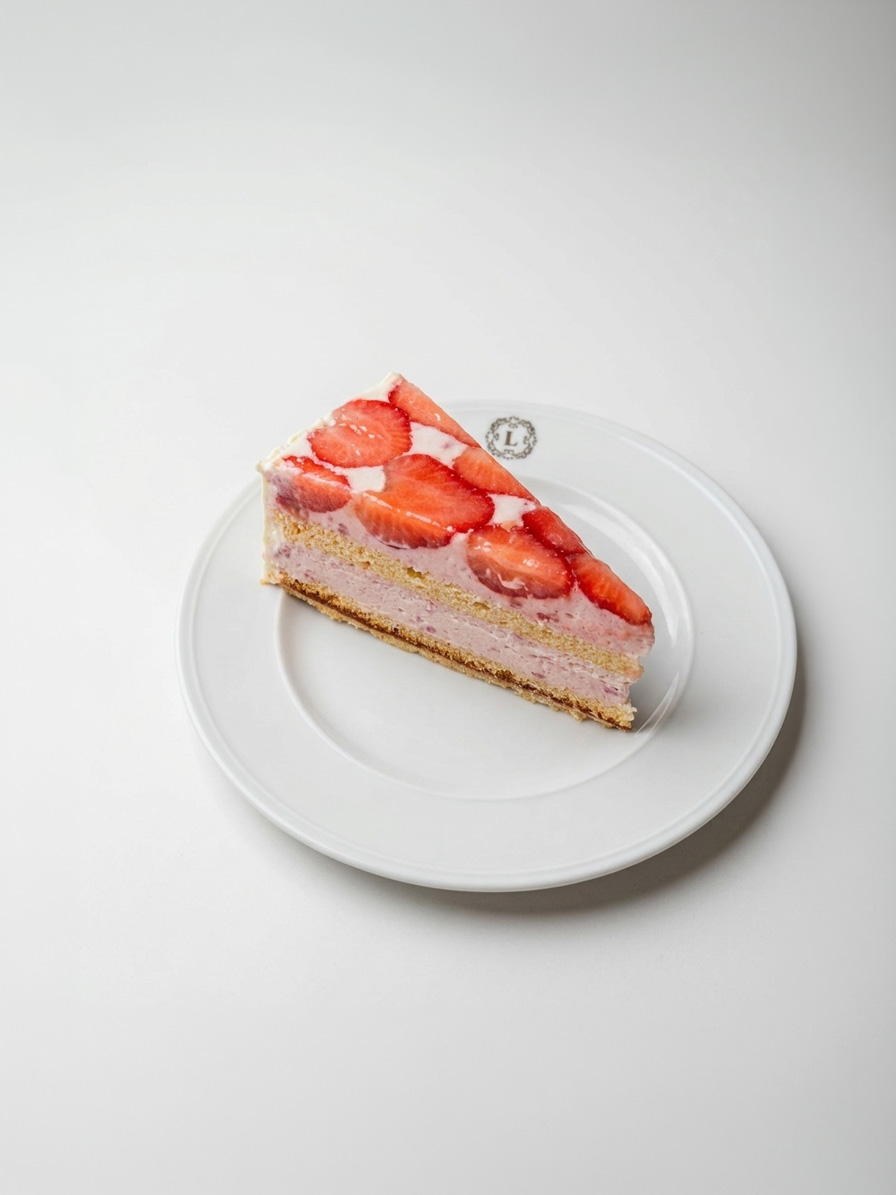 Erdbeersahnetorte Stück
