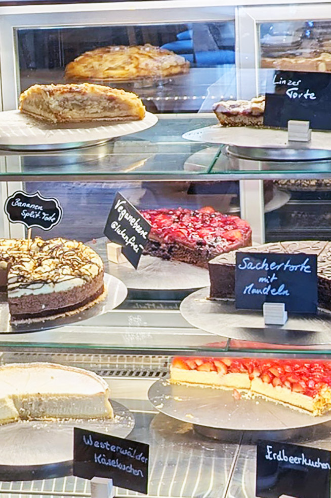 Kuchenvitrine Ausschnitt