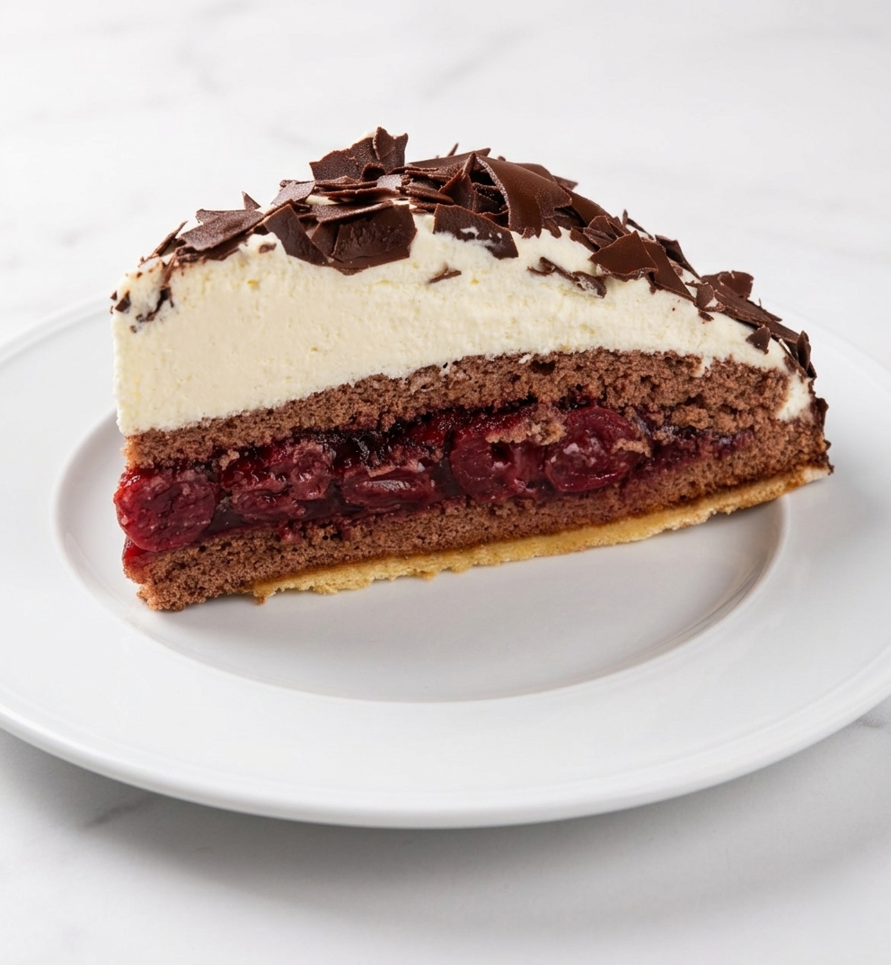 Schwarzwälder Kirschtorte Stück