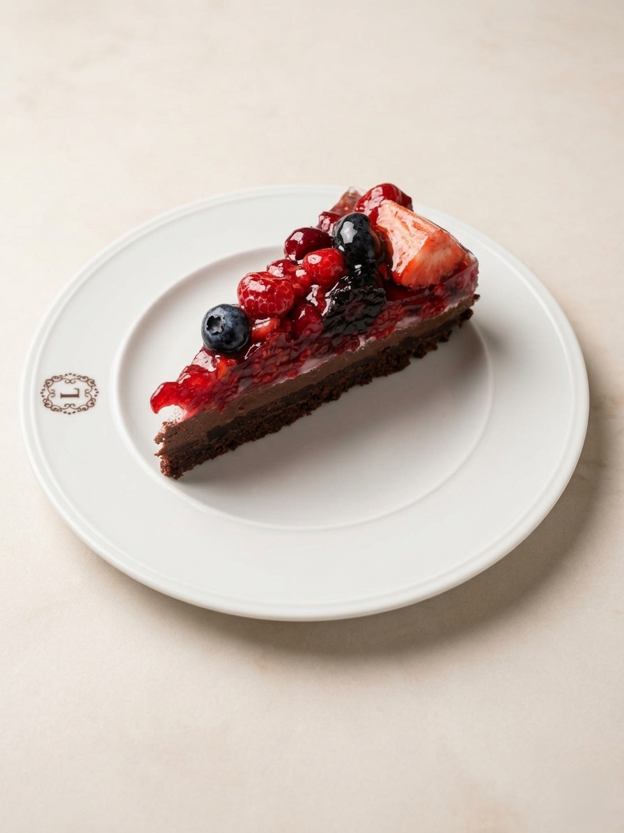 Beerentorte Stück